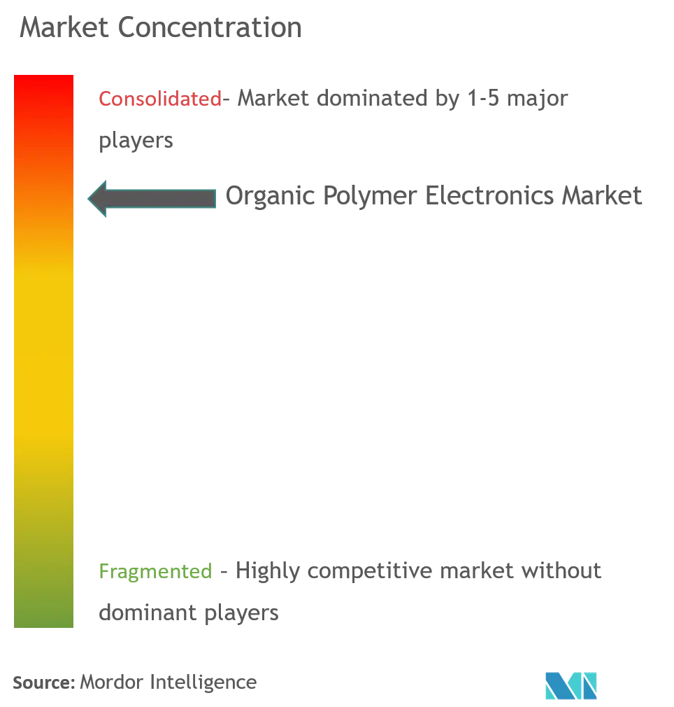 Organic Polymer Electronics Market Concentration