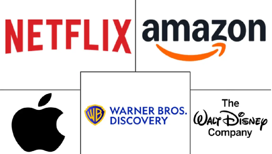 Principales actores en Mercado de Películas OTT industria