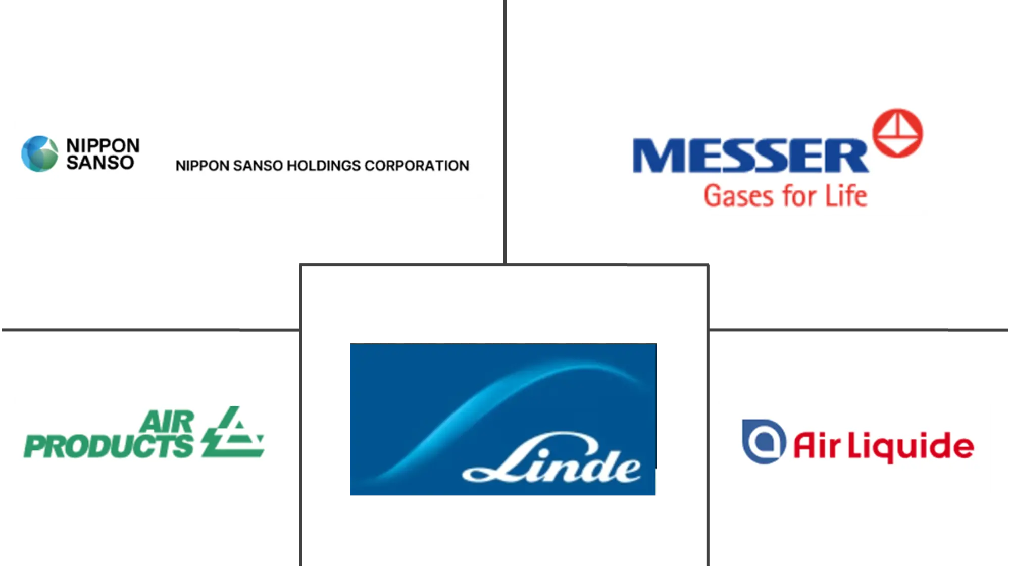 Major players in Oxygen industry