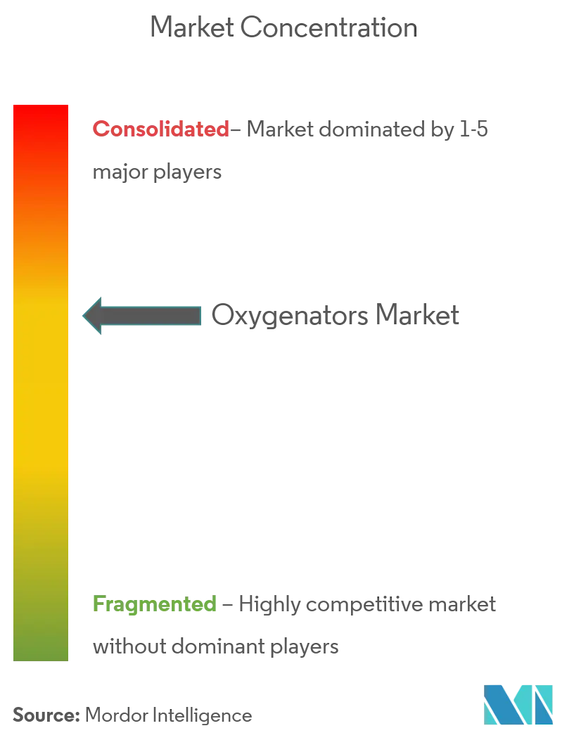 Oxygenators Market Concentration