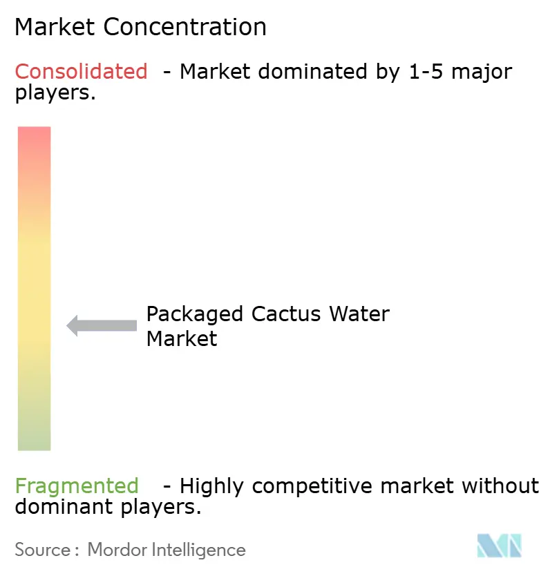 Packaged Cactus Water Market Concentration