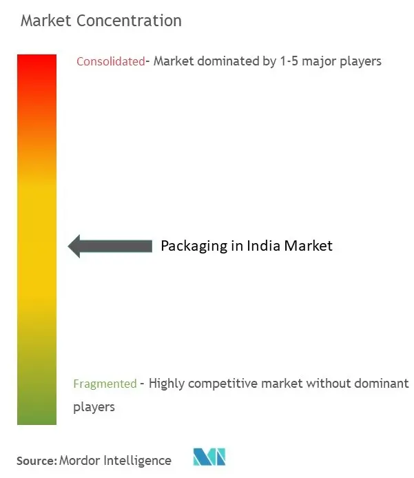 Packaging in India Market Concentration