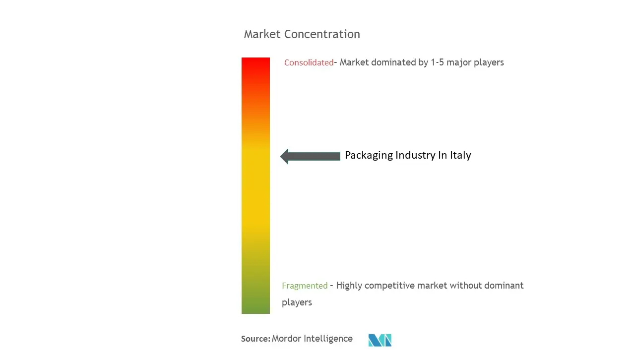 Industria del embalaje en ItaliaConcentración del Mercado