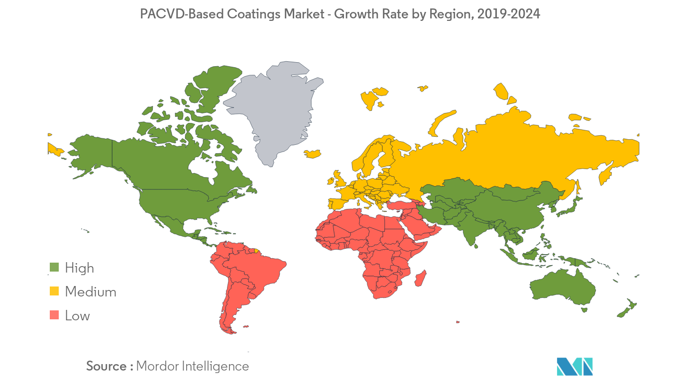 Региональные тенденции рынка покрытий на основе PACVD