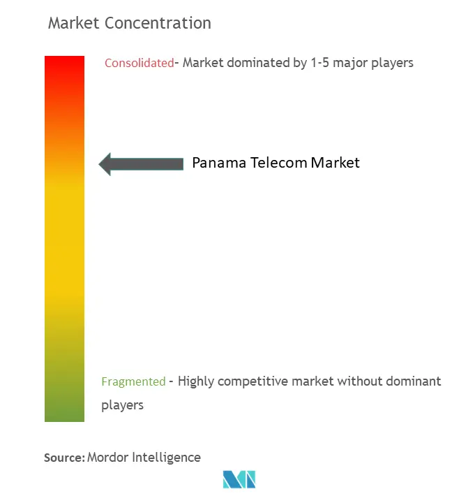 Panama Telecom Market Concentration