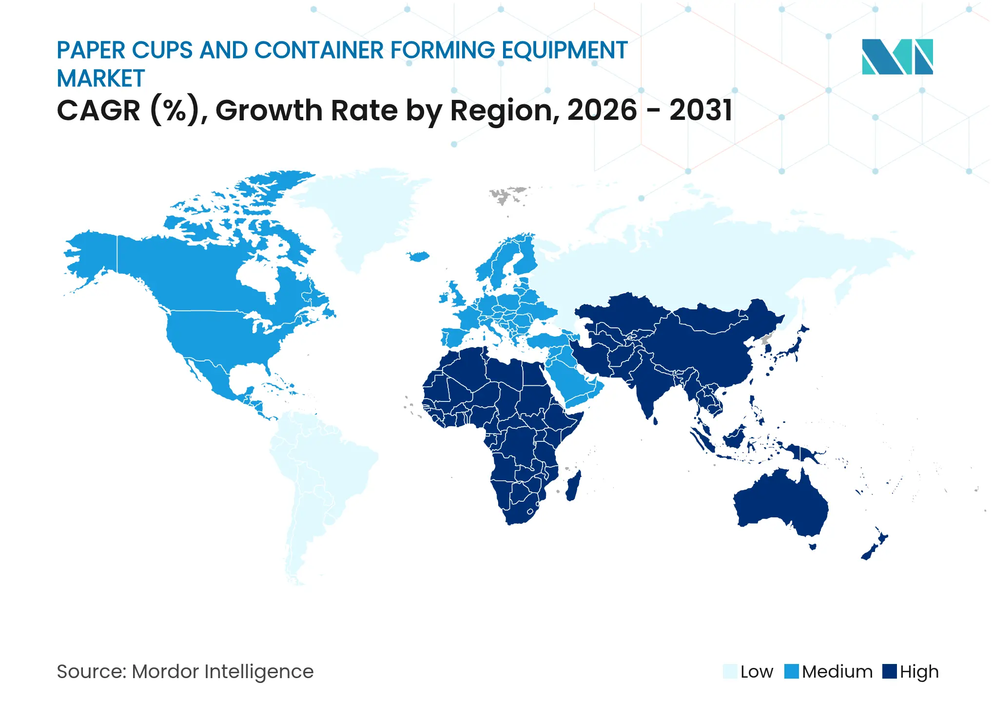 Paper Cups And Container Forming Equipment Market CAGR (%), Growth Rate by Region