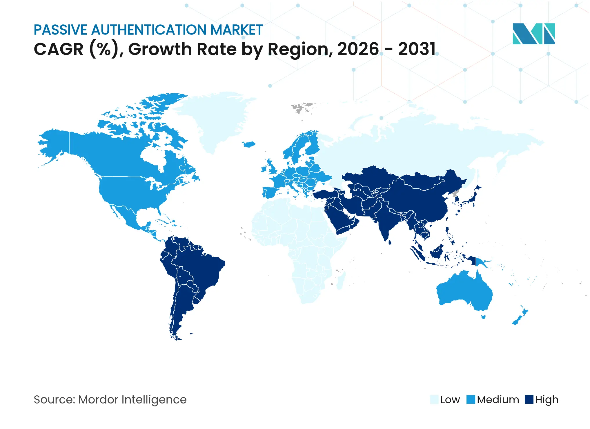 Passive Authentication Market CAGR (%), Growth Rate by Region