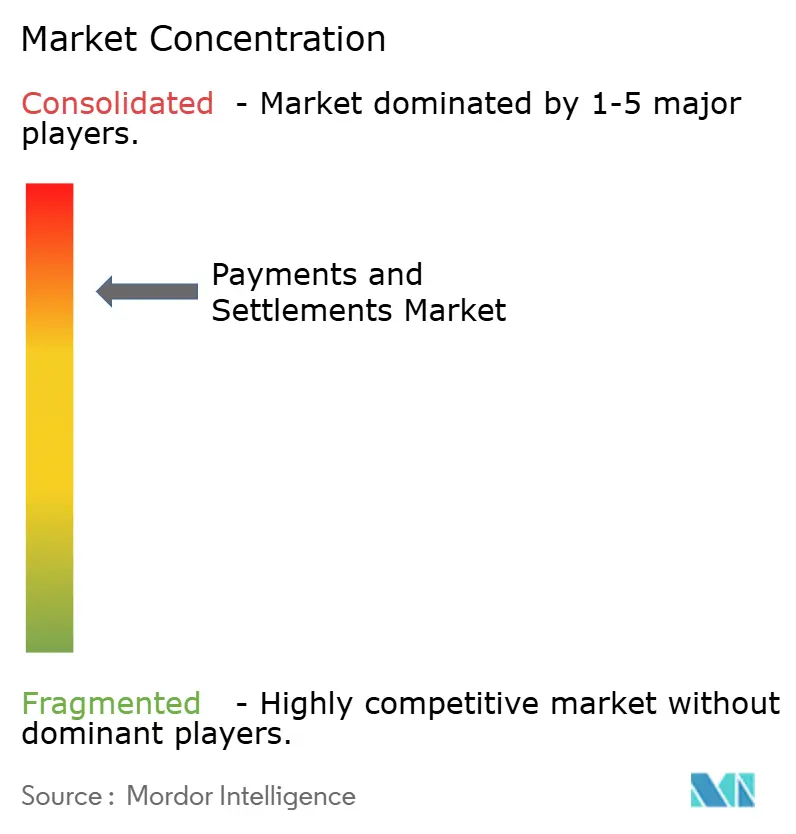 Payments and Settlements Market Concentration