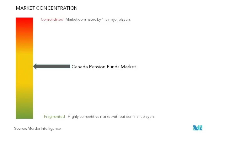カナダ年金基金市場集中度