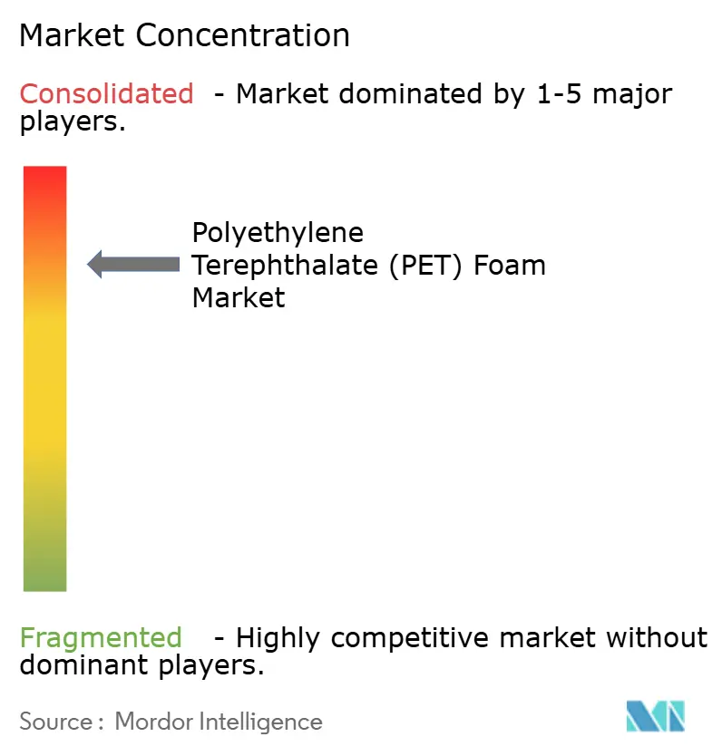 Polyethylene Terephthalate (PET) Foam Market Concentration Polyethylene Terephthalate (PET) Foam Market Concentration