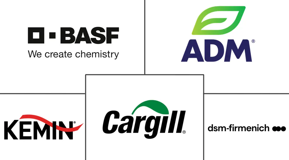 Major players in Pet Food Additives industry