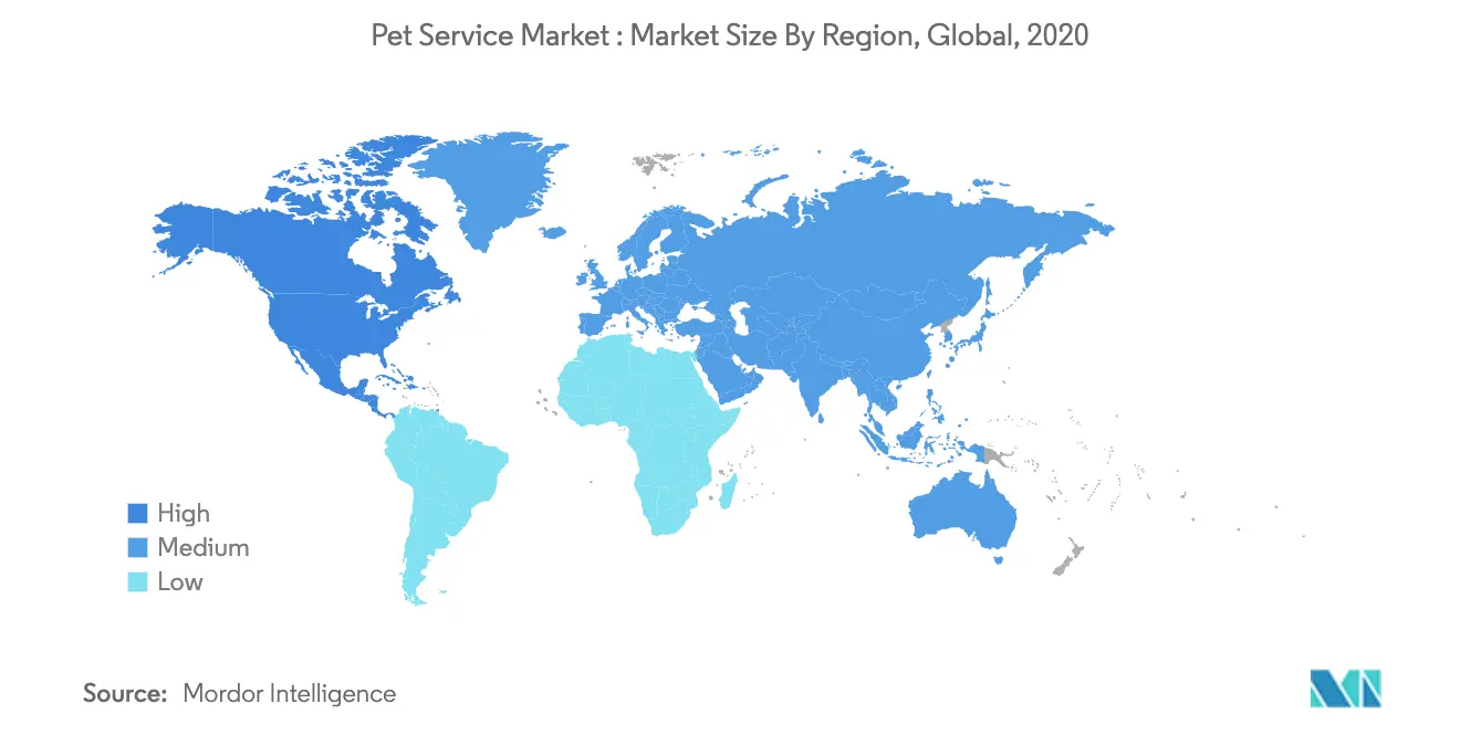 Pet Service Market Growth by Region