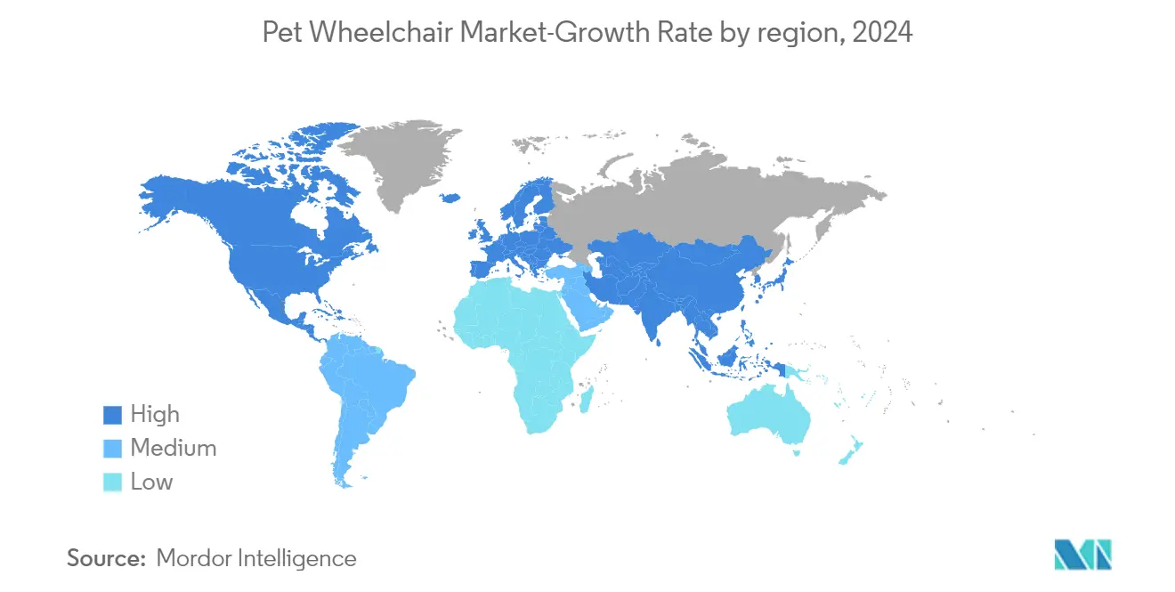 Pet Wheelchair Market Trends Pet Wheelchair Market-Growth Rate by region