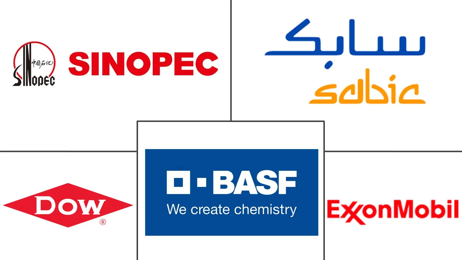 Major players in Petrochemical industry