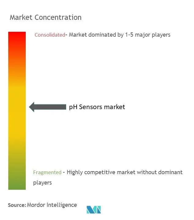 Marktkonzentration für PH-Sensoren