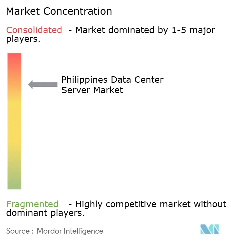 Philippines Data Center Server Market Concentration
