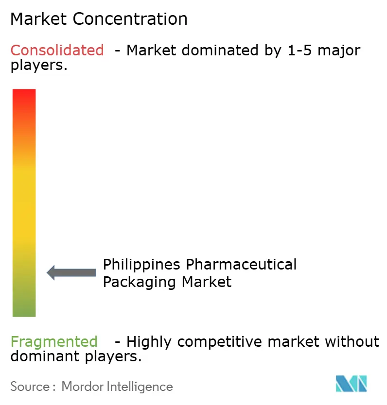 Philippines Pharmaceutical Packaging Market - Market Concentration.png