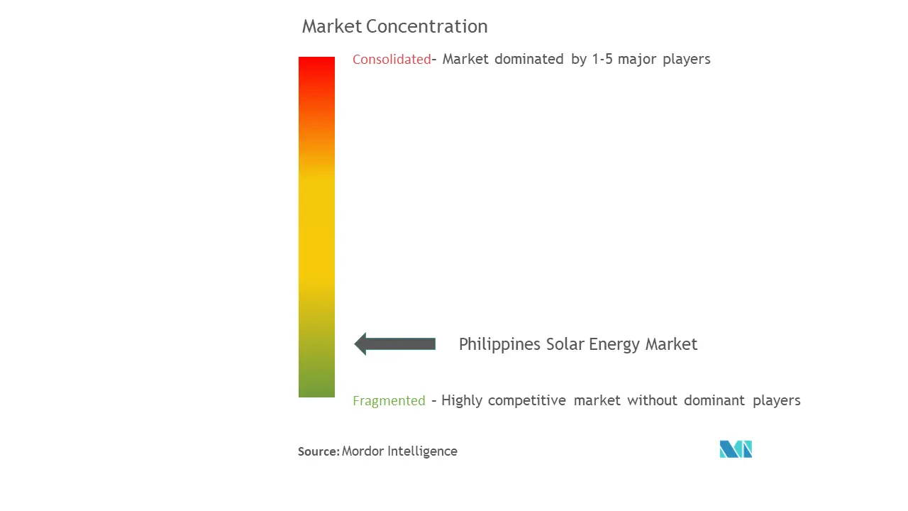 Philippines Solar Energy Market Concentration