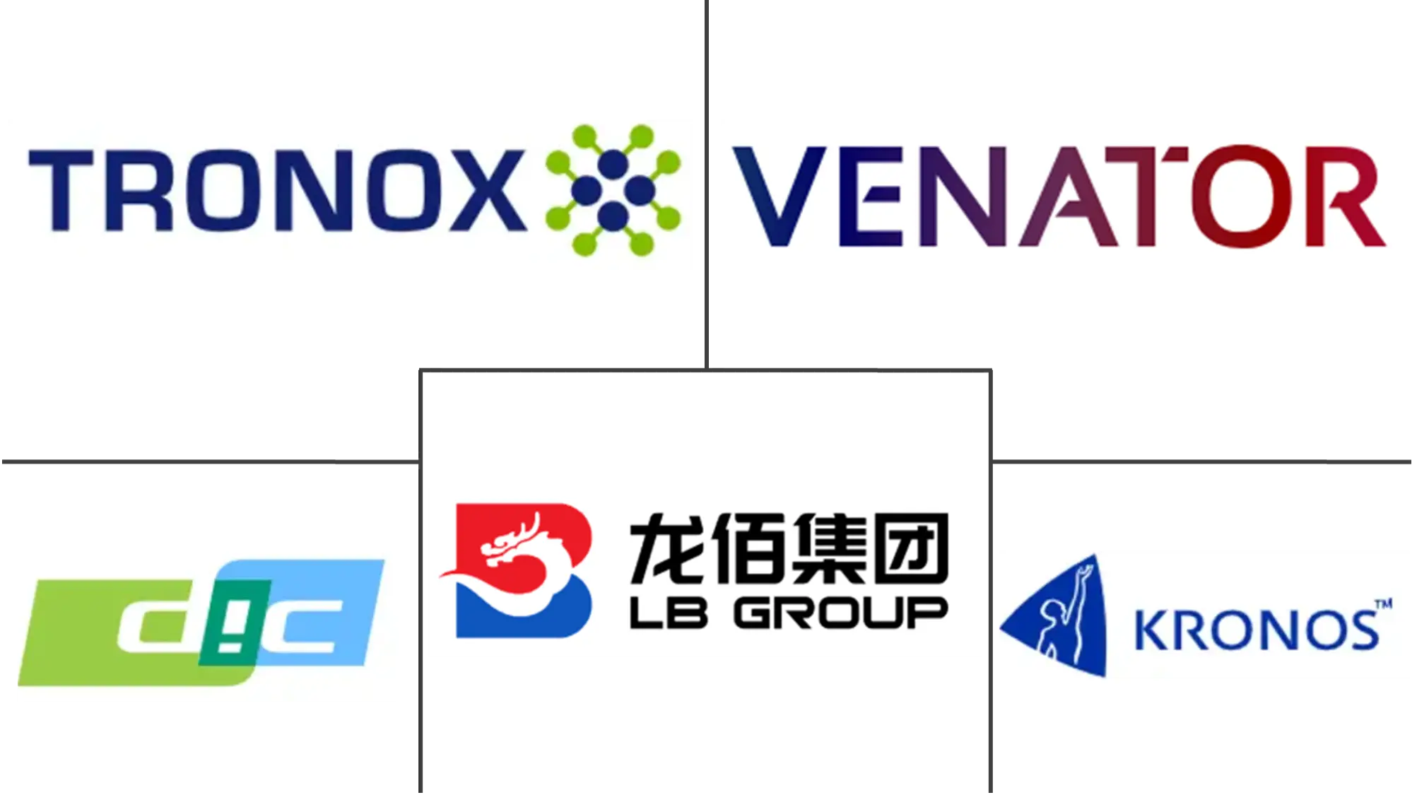 Major players in Pigments industry