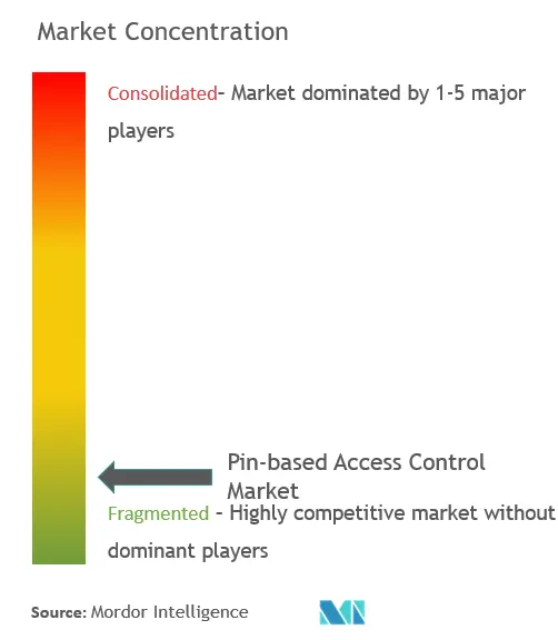 Pin-based Access Control Market Concentration