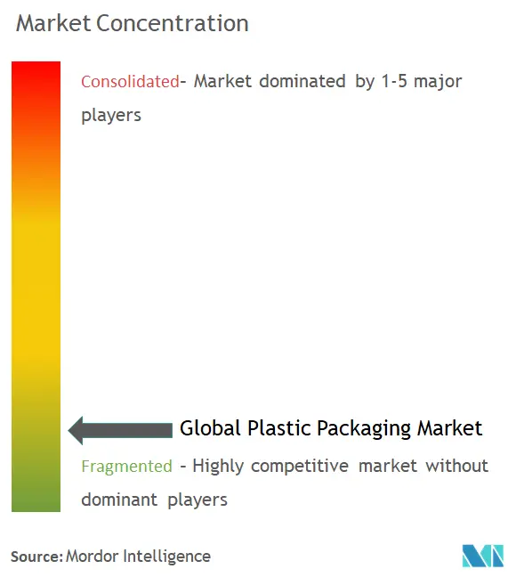 Global Plastic Packaging Market Concentration