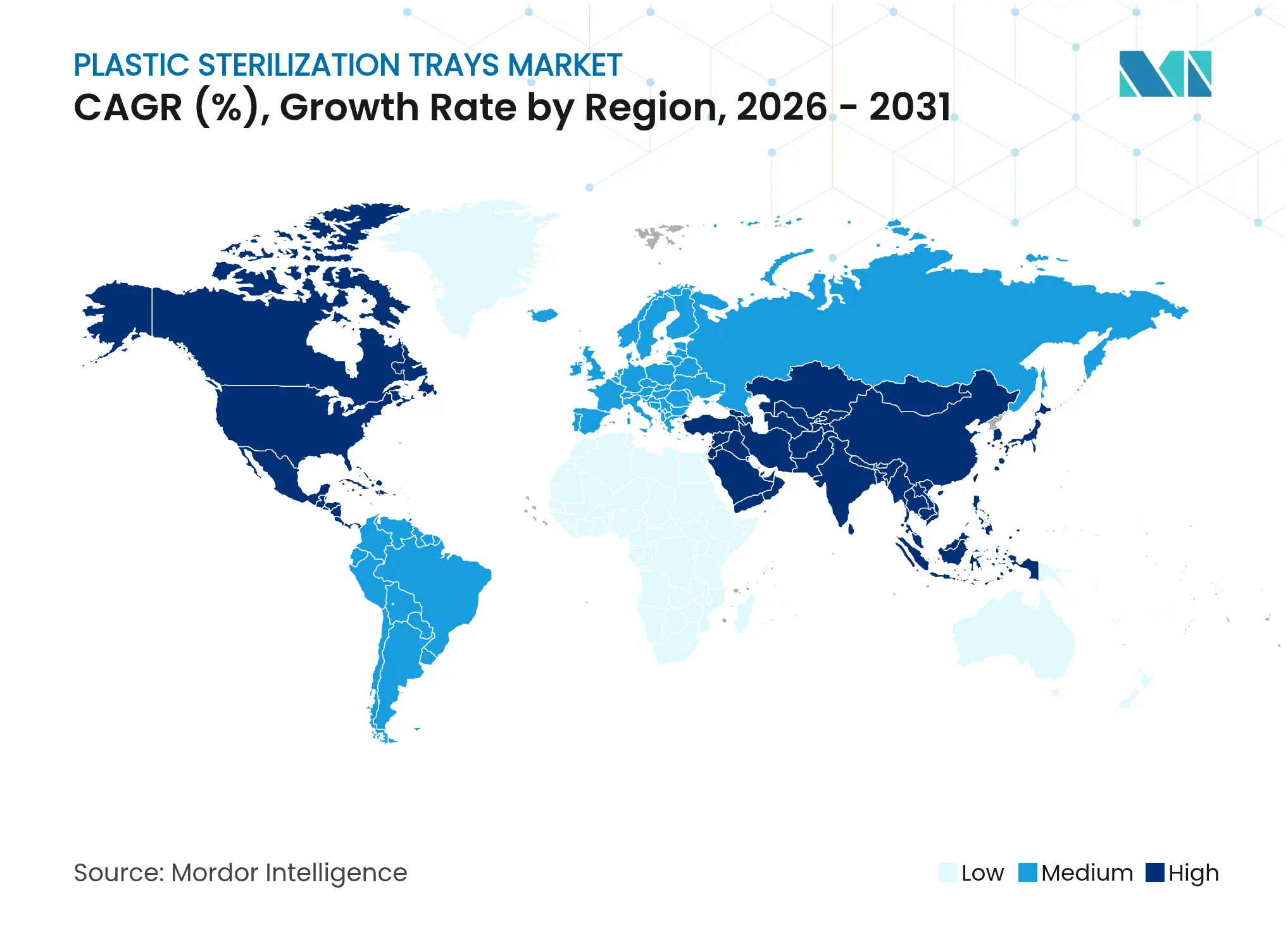 Plastic Sterilization Trays Market CAGR (%), Growth Rate by Region