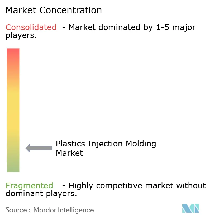 Plastics Injection Molding Market Concentration