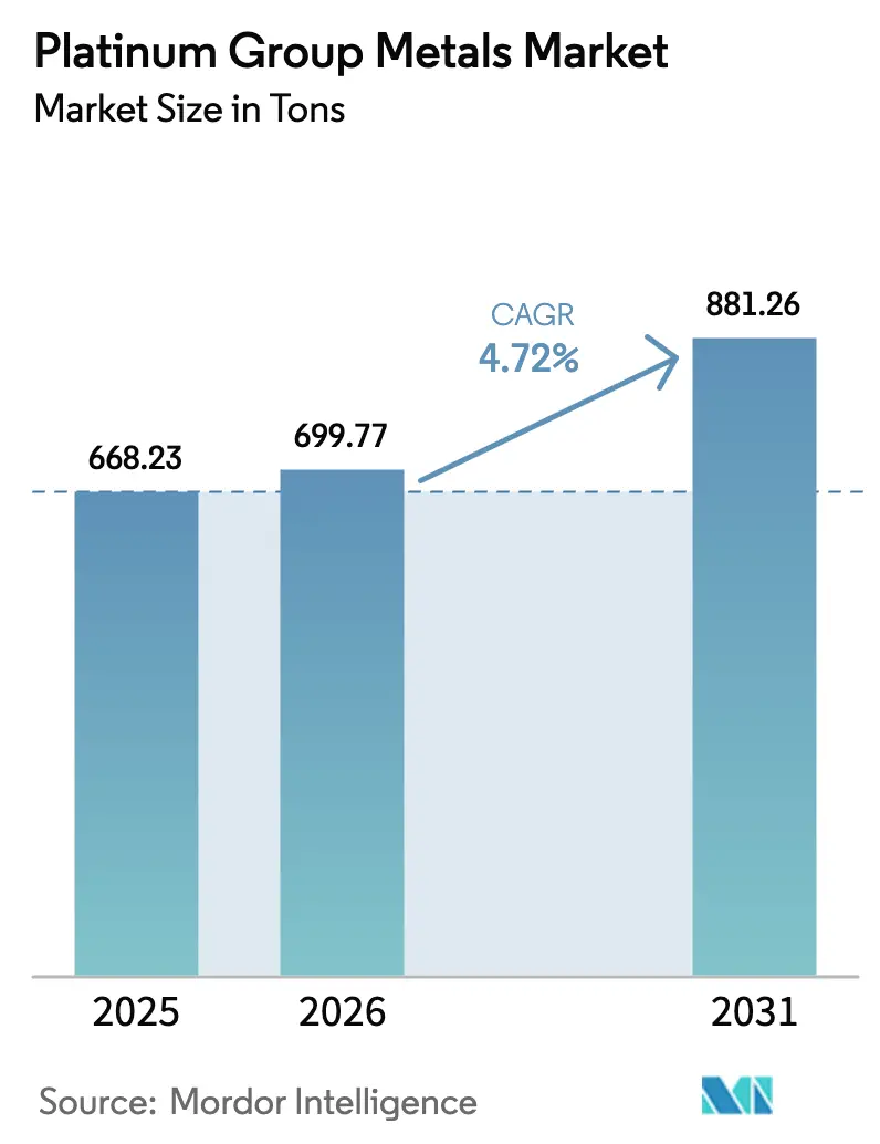 Platinum Group Metals Market (2026 - 2031)