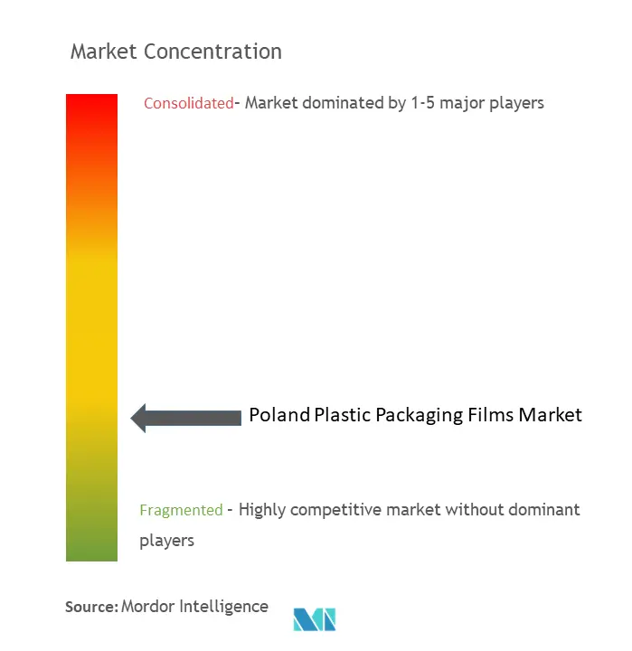 Poland Plastic Packaging Films Market Concentration