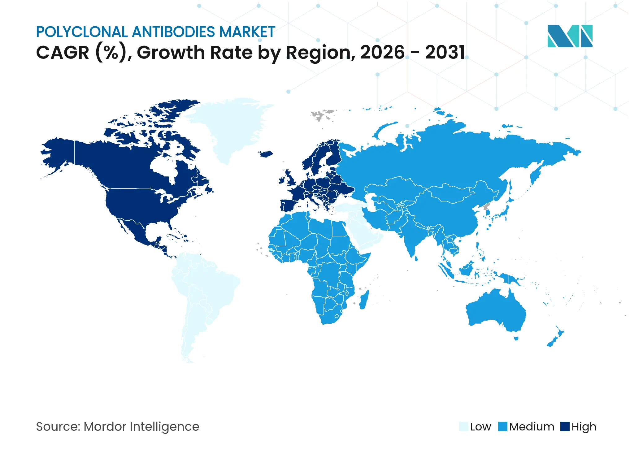 Polyclonal Antibodies Market CAGR (%), Growth Rate by Region