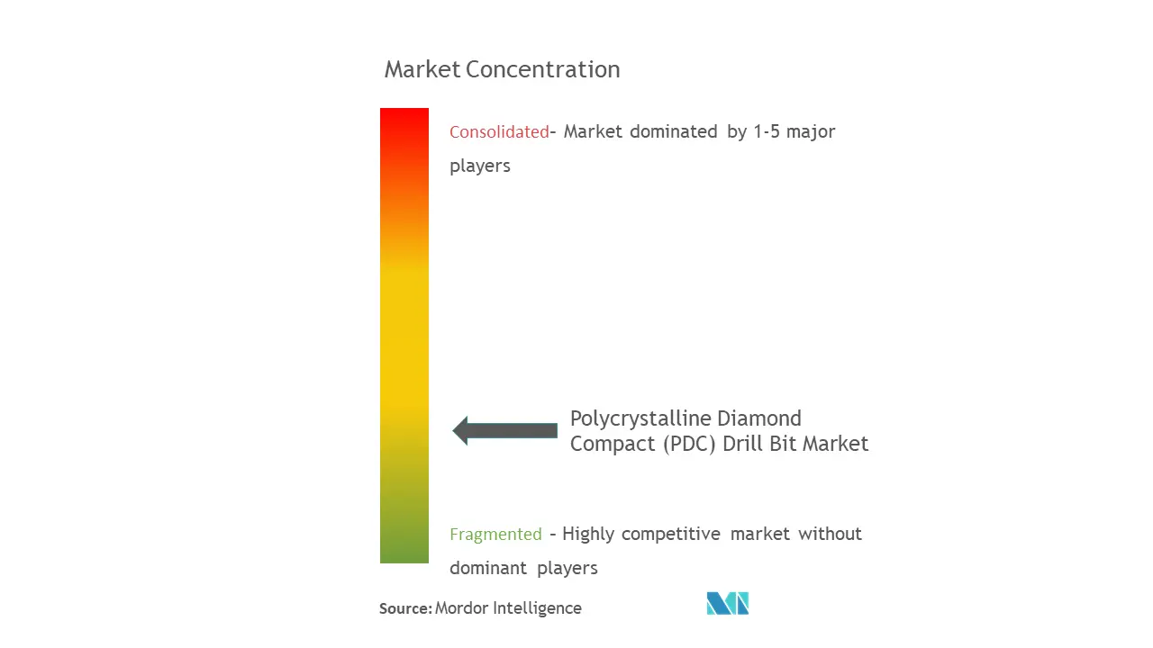Polycrystalline Diamond Compact (PDC) Drill Bit Market Concentration