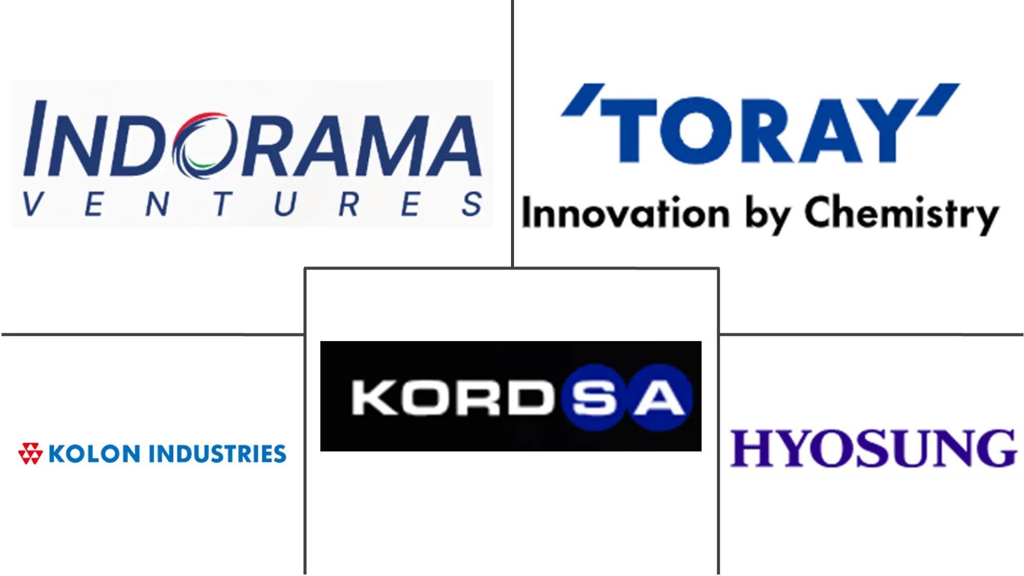 Major players in Polyester Tire Cord Fabrics industry