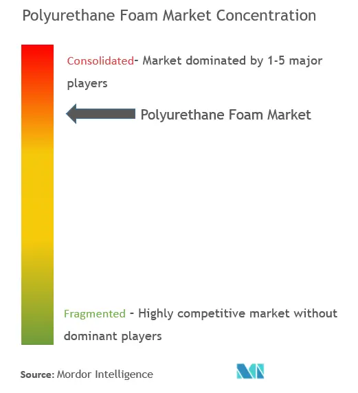 Polyurethane Foam Market Concentration