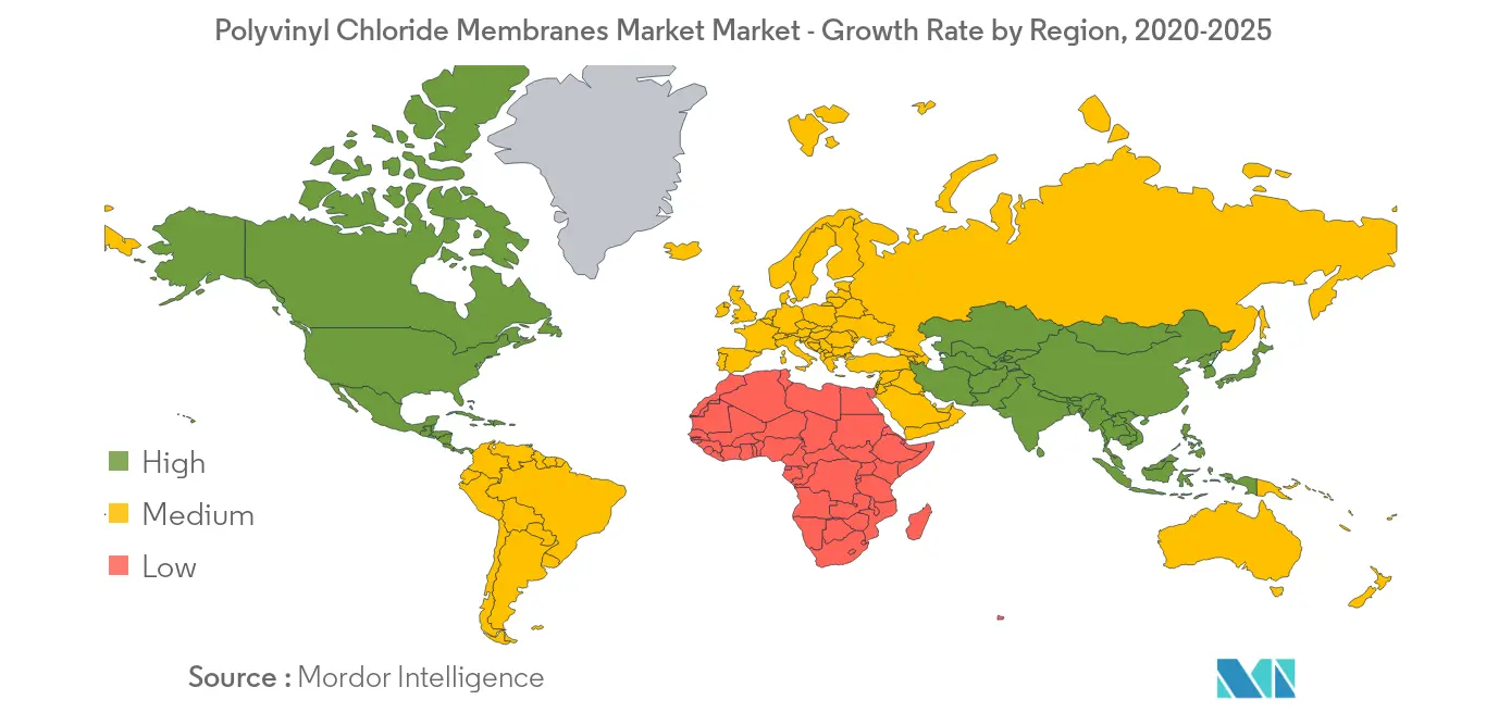 Polyvinyl Chloride Membranes Market Market Regional Trends