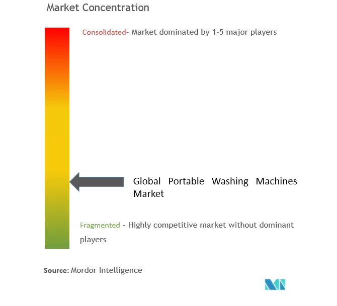 Portable Washing Machines Market Concentration