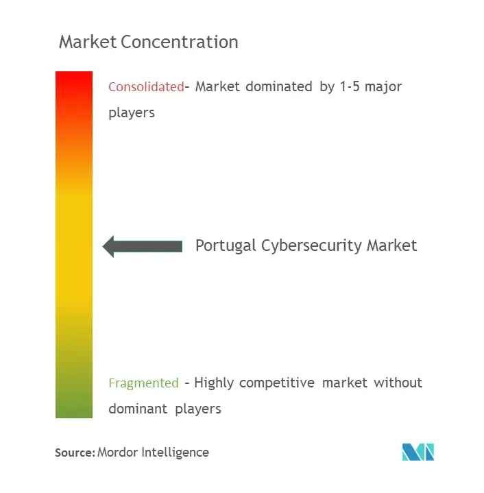 Portugal Cybersecurity Market Concentration