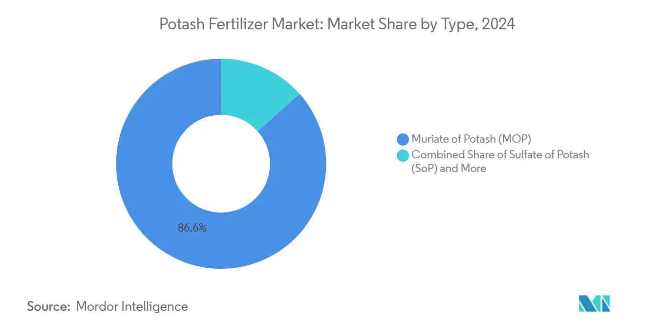 Potash Fertilizer Market: Market Share by Type