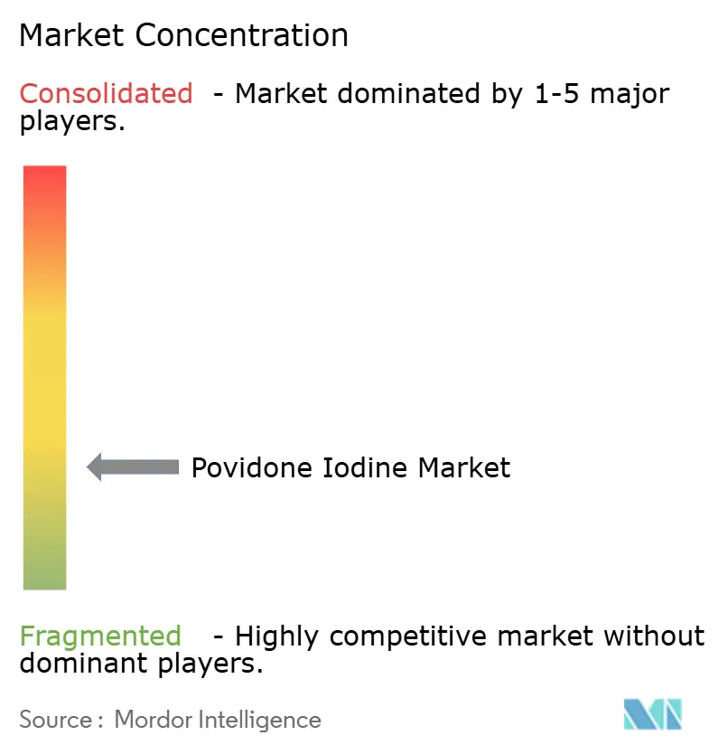 Povidone Iodine Market Concentration