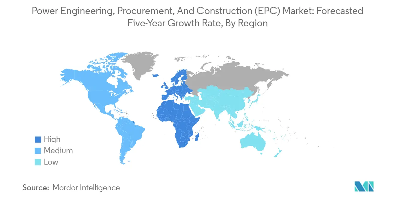 전력 엔지니어링, 조달 및 건설(EPC) 슬롯사이트 2025년 분석: 지역별 예상 성장률