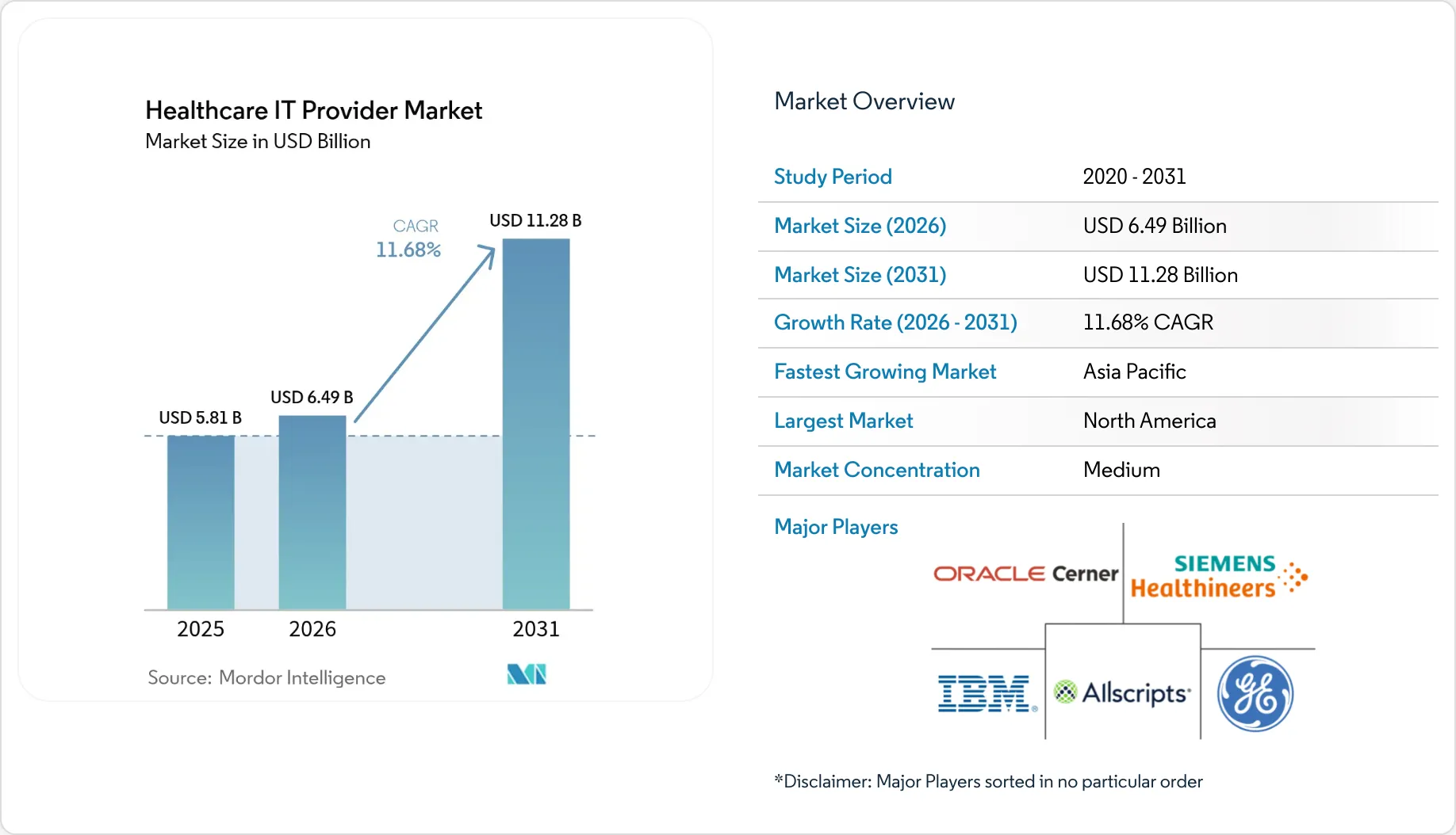 Healthcare IT Provider Market Size, Growth & Share Analysis 2031