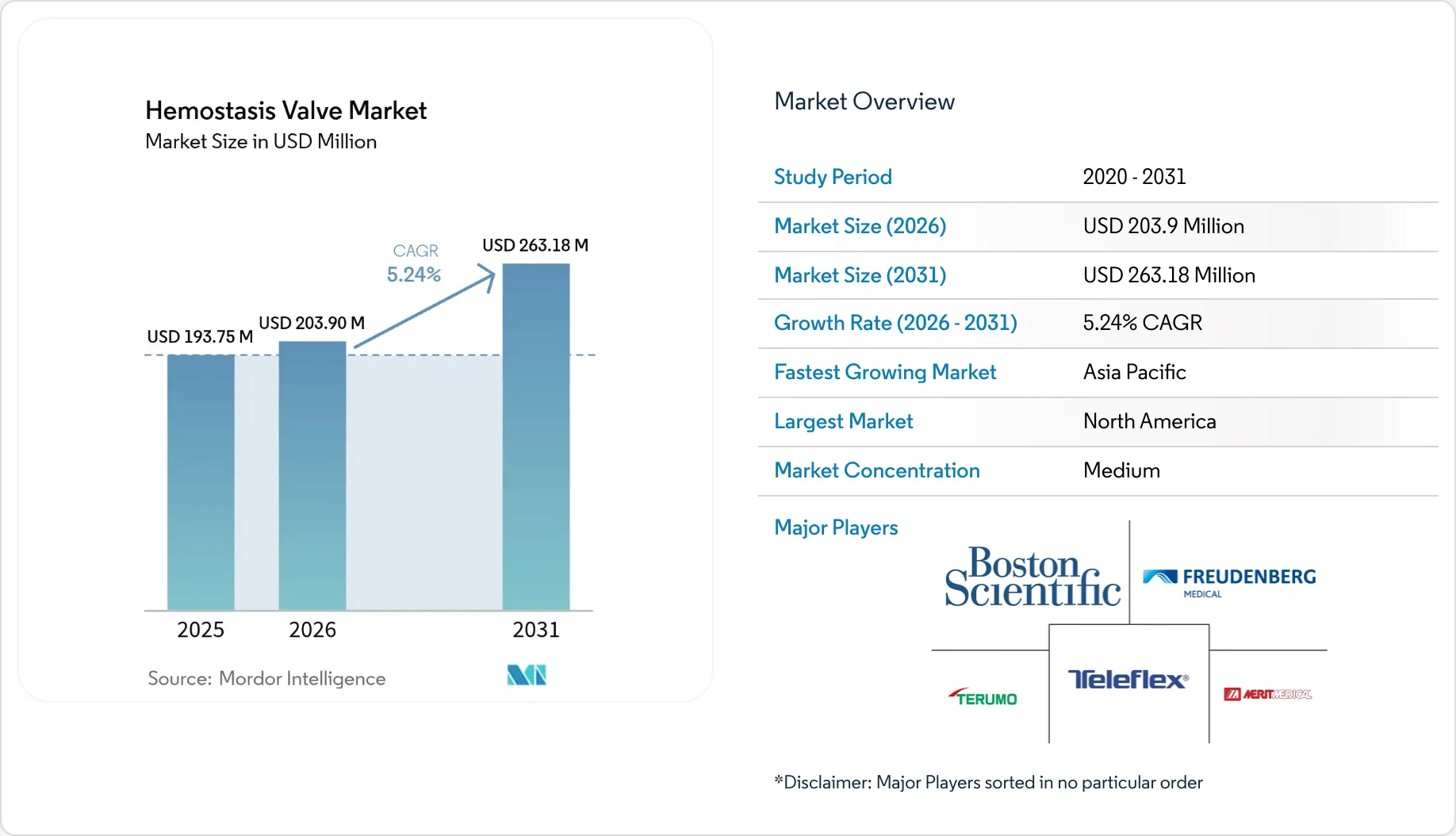 Hemostasis Valve Market Size & Share Outlook to 2031