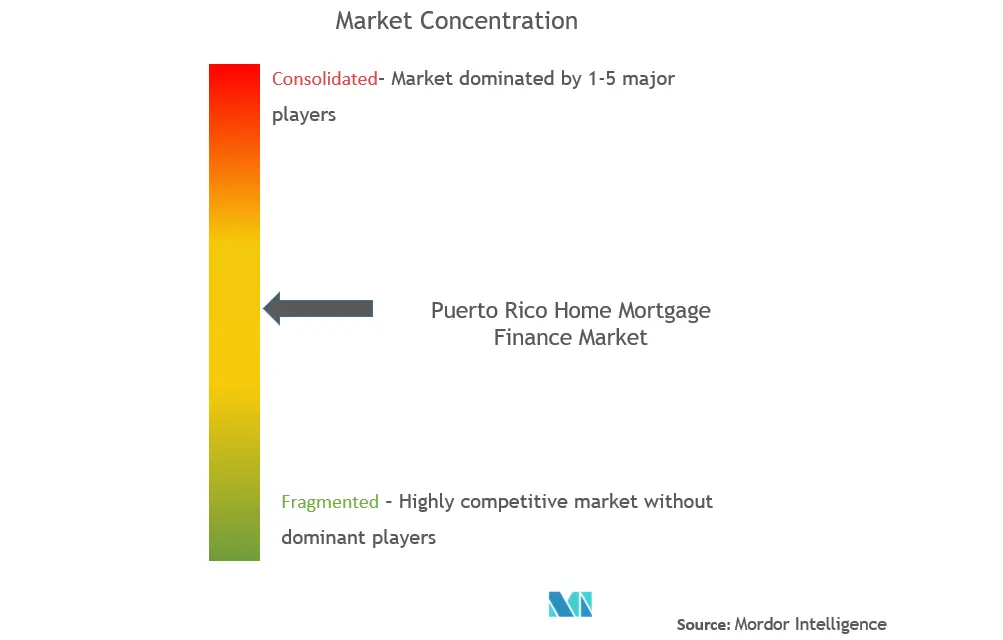 Puerto Rico Home Mortgage Finance Market Concentration