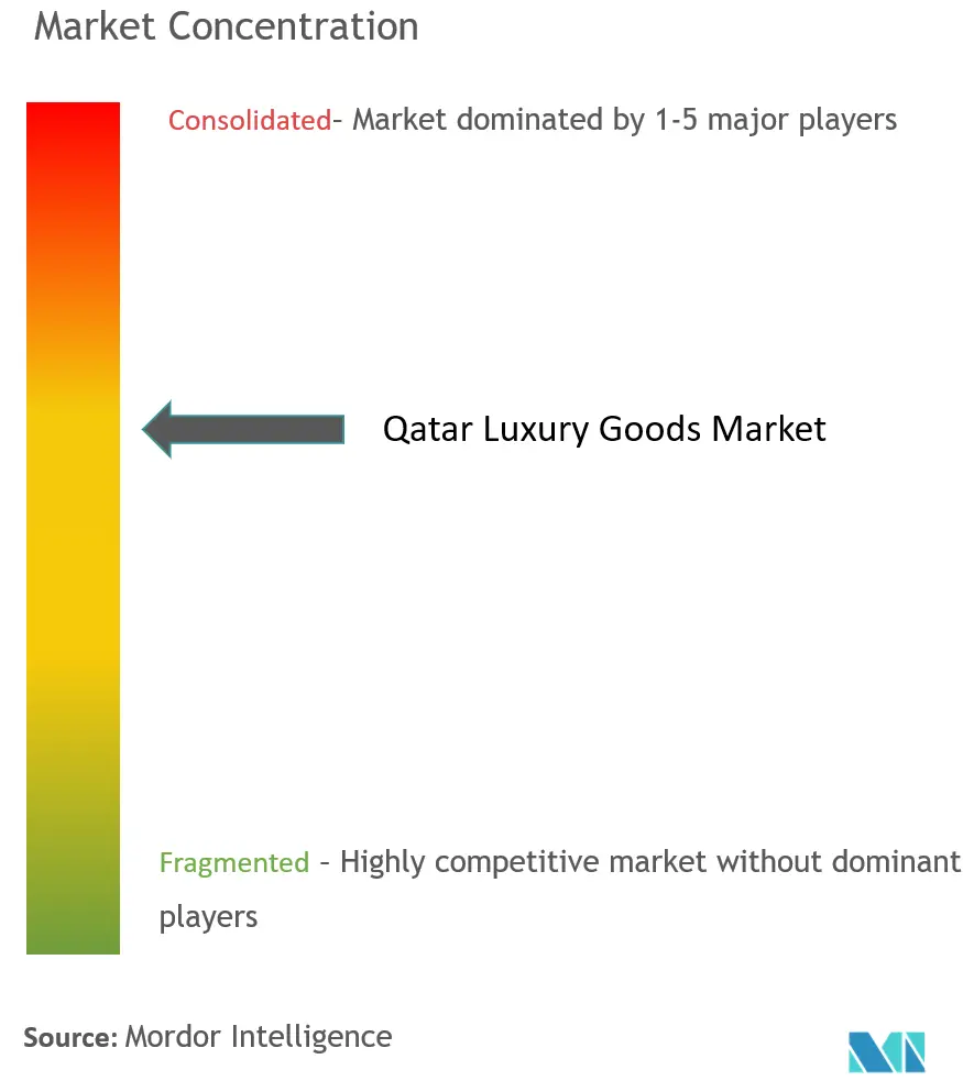 Qatar Luxury Good Market  Concentration