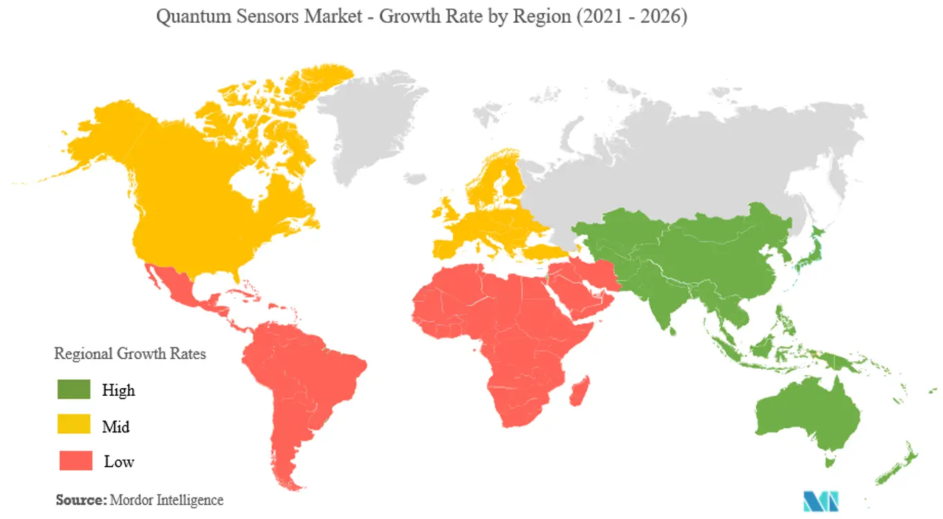 Quantum Sensors Market Growth Rate By Region