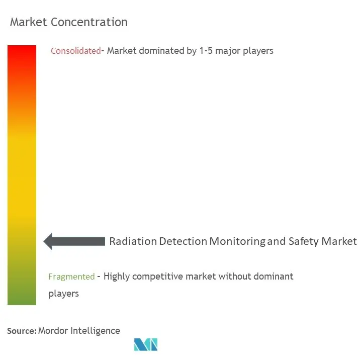 Radiation Detection, Monitoring, And Safety Market Concentration