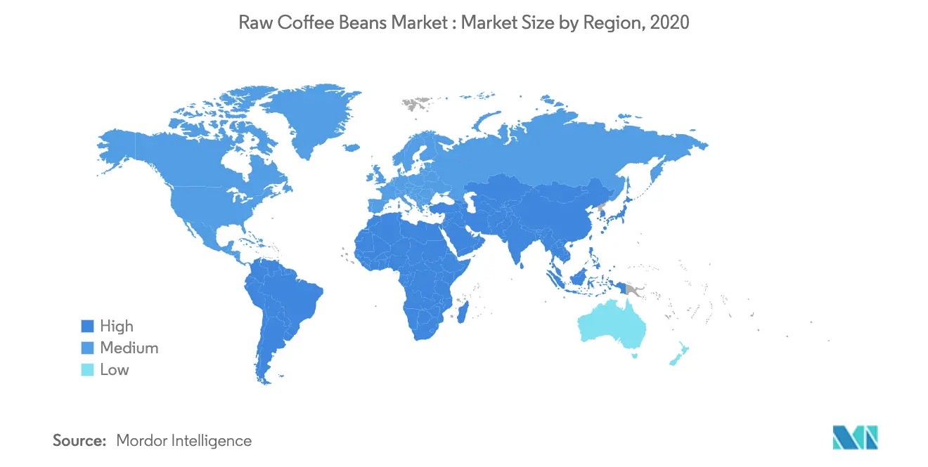 Global Coffee Production, By Volume, 2018-2019