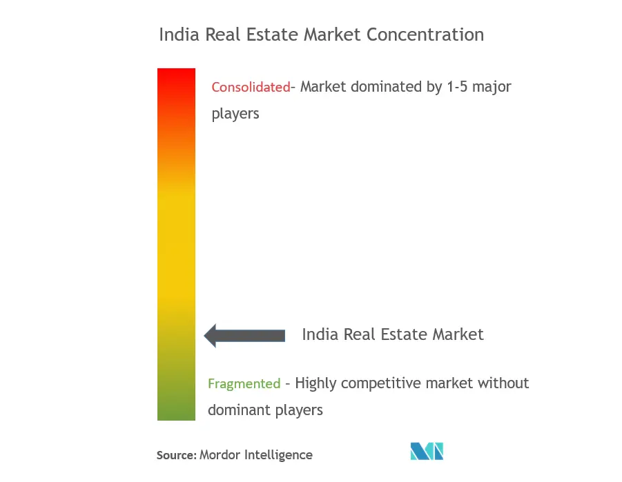 India Real Estate Market Concentration