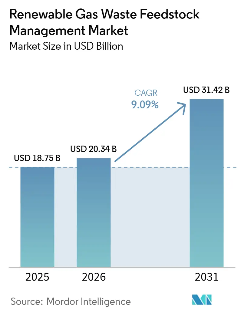Renewable Gas Waste Feedstock Management Market Size