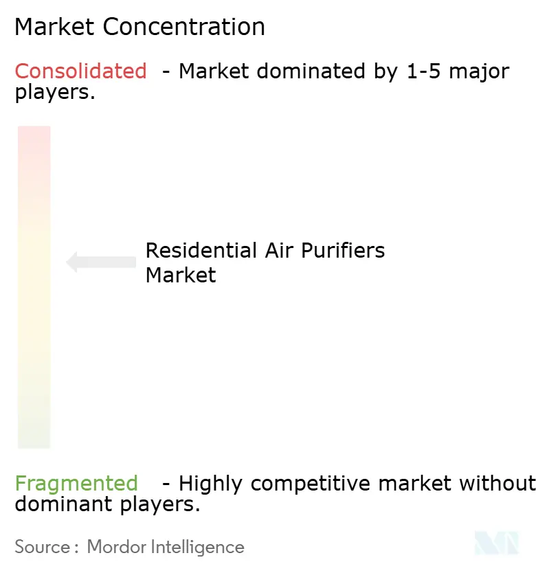 Residential Air Purifiers Market Concentration