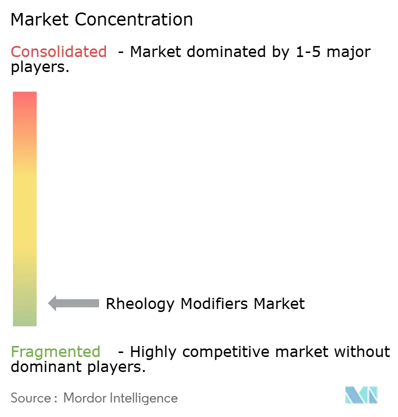 Rheology Modifiers Market Concentration